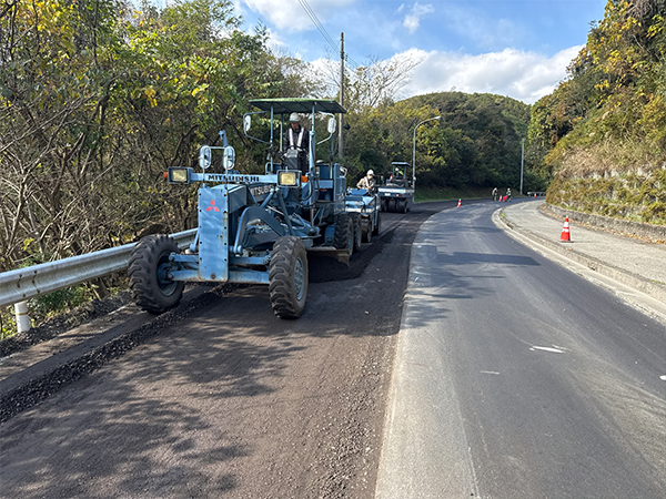 県道上分多ノ郷線道路舗装工事