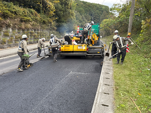 県道上分多ノ郷線道路舗装工事